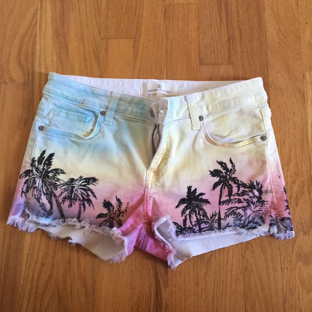California tye dye shorts